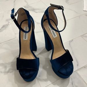 COPY - Cobalt velvet stilettos